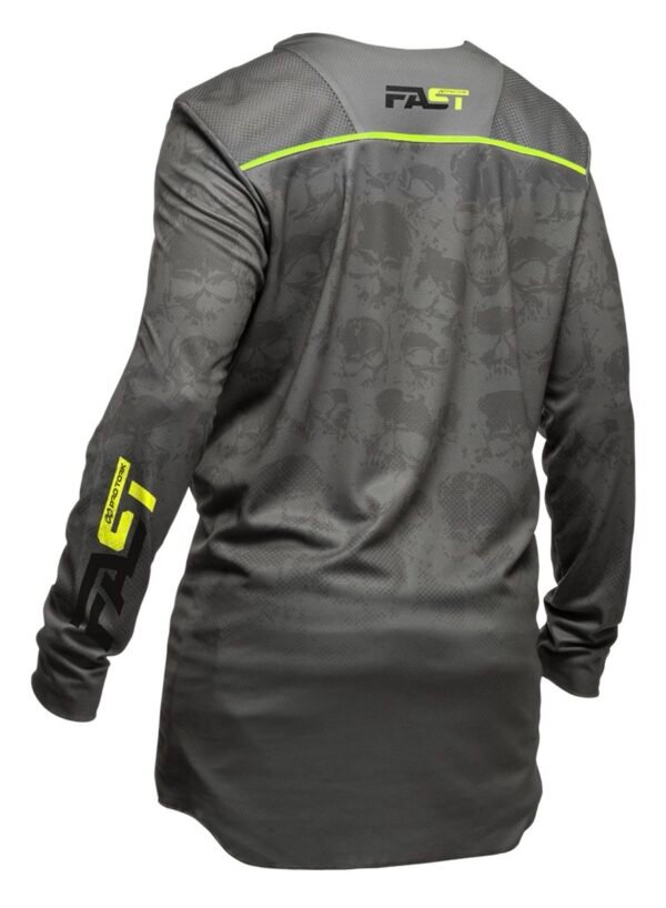 Camisa Off-road Fast Pro Tork cinza/amarelo + óculos Pro Tork Blast - Imagem 3