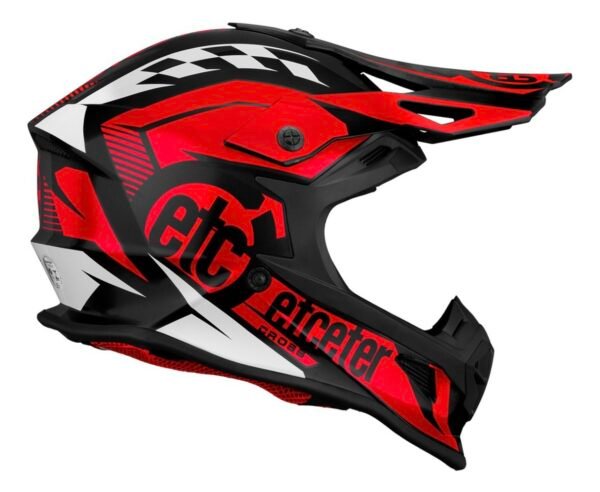 Capacete Motocross Etc Pro Tork + óculos Pro Tork - Imagem 4
