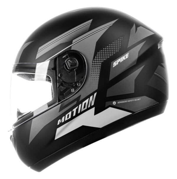 Capacete Peels Spike Motion preto e cinza