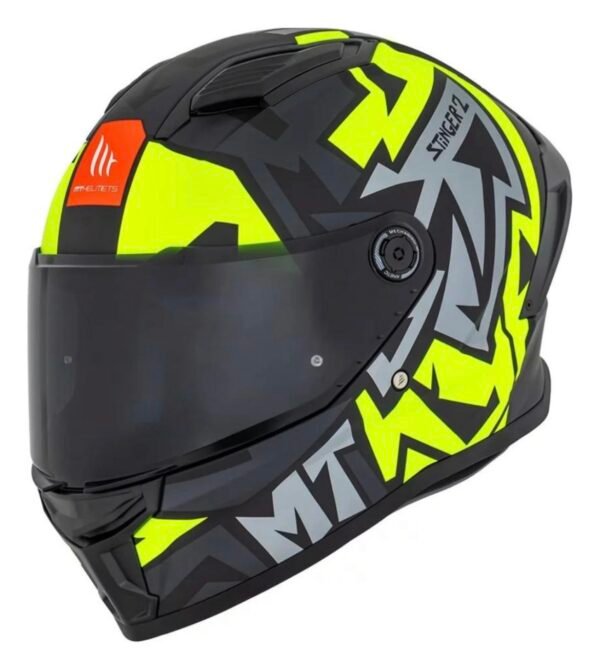 Capacete MT Stinger 2 Meld amarelo - Imagem 3