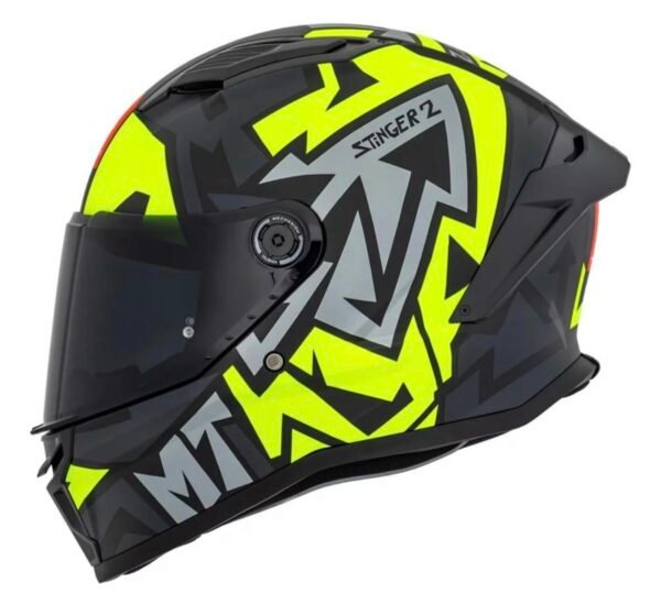 Capacete MT Stinger 2 Meld amarelo