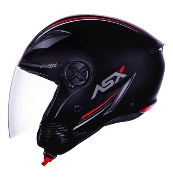 Capacete ASX City Air preto fosco