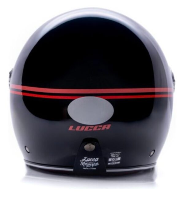 Capacete Lucca Customs Galaxy red lines com óculos e mais 2 viseiras - Imagem 4