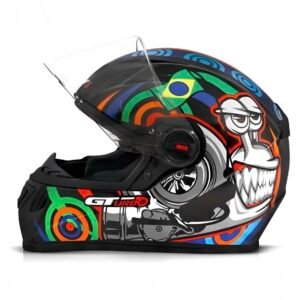 Capacete FW3 GT Turbo preto