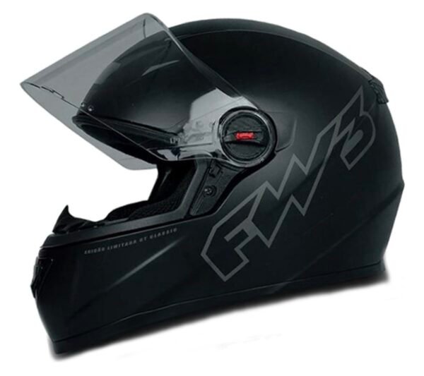 Capacete FW3 GT Classic preto fosco