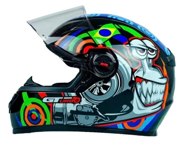 Capacete FW3 GT Turbo preto