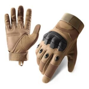 Luvas para motociclistas com proteção • caramelo