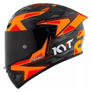 Capacete KYT TT Course Antonelli orange