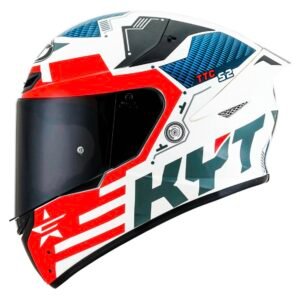 Capacete KYT TT Course Fuselage Red