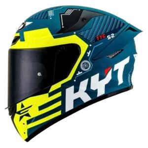 Capacete KYT TT Course Fuselage Yellow