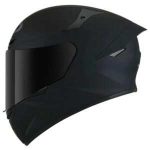 Capacete KYT TT Course Plain Matt Black