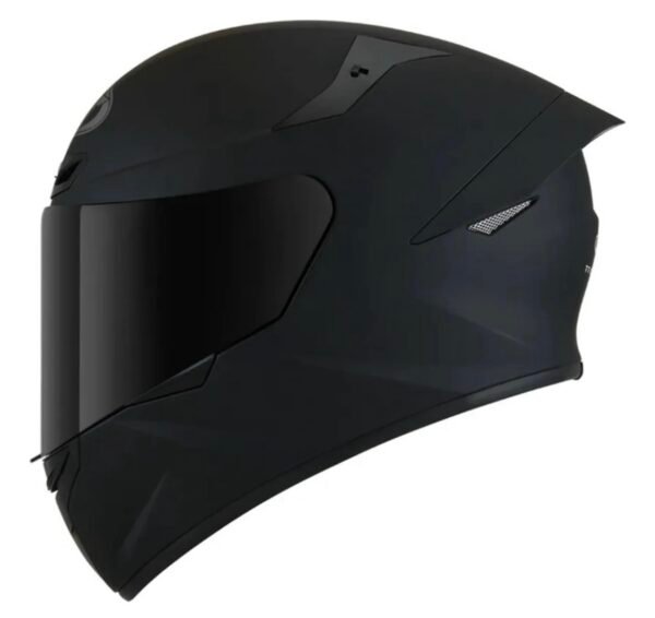 Capacete KYT TT Course Plain Matt Black