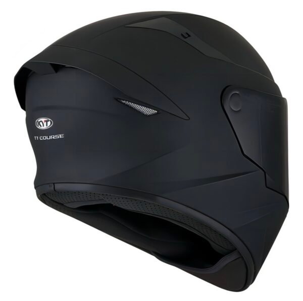 Capacete KYT TT Course Plain Matt Black - Image 2