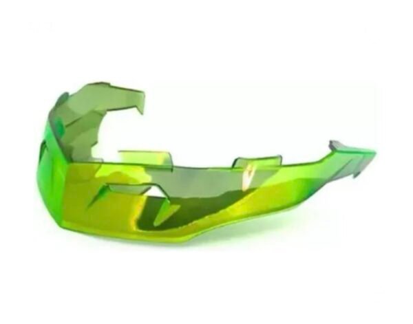 Aerofólio para capacete KYT TT Course amarelo fluor