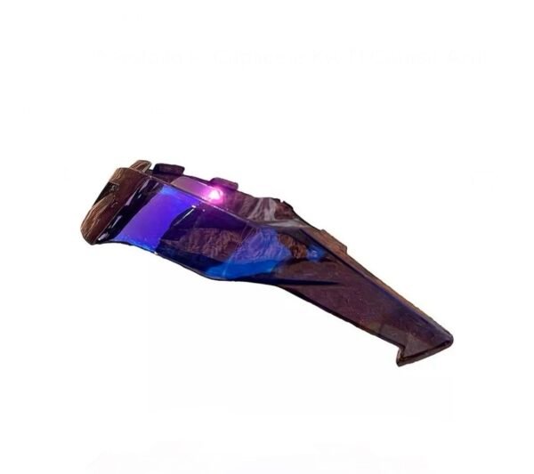 Aerofólio para capacete KYT TT Course Iridium azul