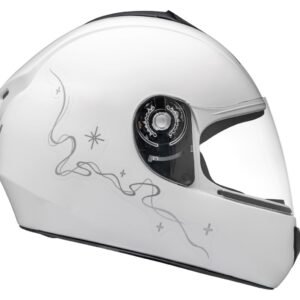 Capacete infantil Fly Young Belle branco