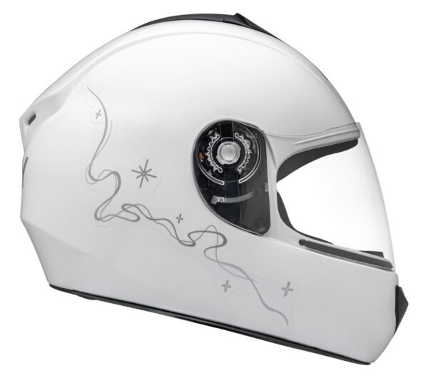 Capacete infantil Fly Young Belle branco