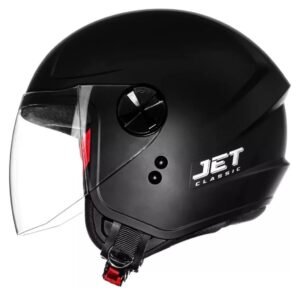 Capacete Fly Jet HG Classic preto fosco