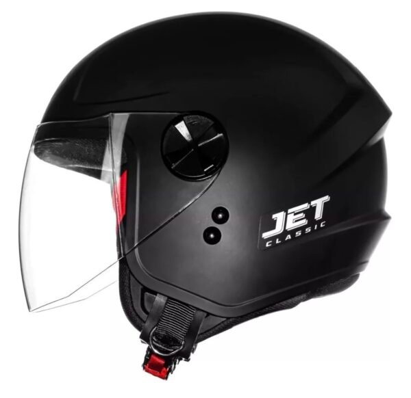 Capacete Fly Jet HG Classic preto fosco