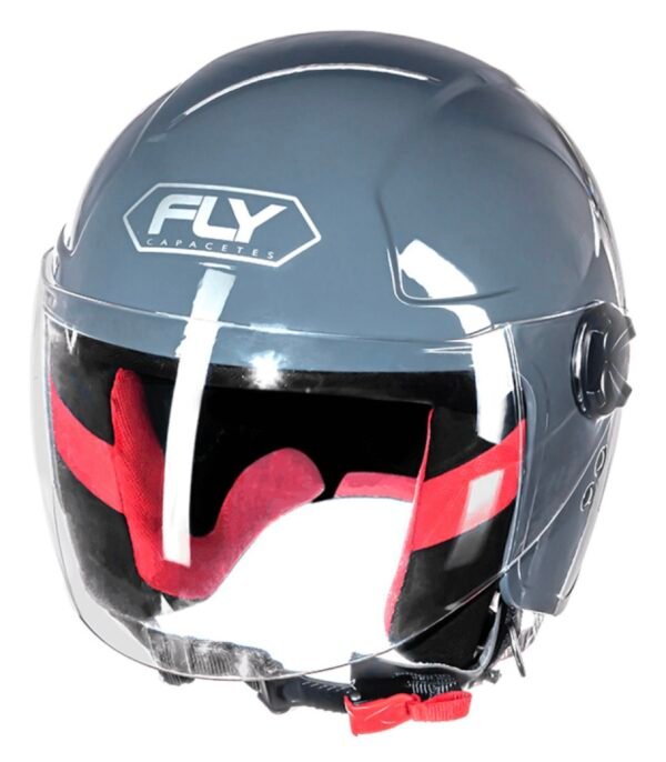 Capacete Fly HG Classic cinza - Imagem 2