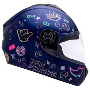 Capacete infantil Fly Young azul