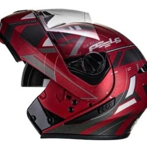 Capacete Peels U-RB2 Dynamic vermelho, preto e cinza