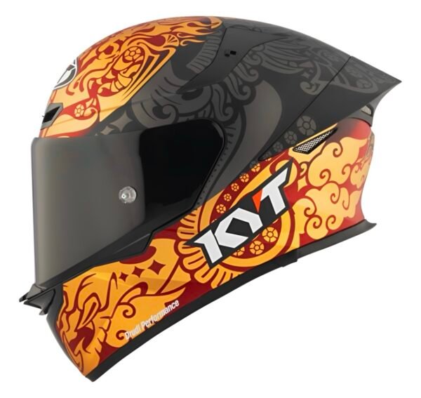 Capacete KYT TT Revo Enea Indonesia + aerofólio original
