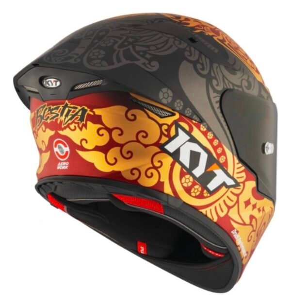 Capacete KYT TT Revo Enea Indonesia + aerofólio original - Imagem 2
