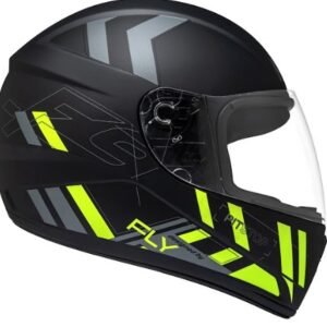 Capacete Fly F9 HG Pitstop preto grafite