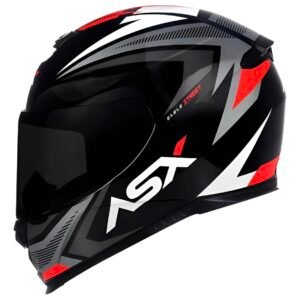 Capacete ASX Eagle Street preto e grafite