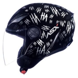 Capacete ASX City Air Fun preto