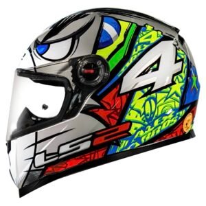 Capacete LS2 Alex Barros Silver