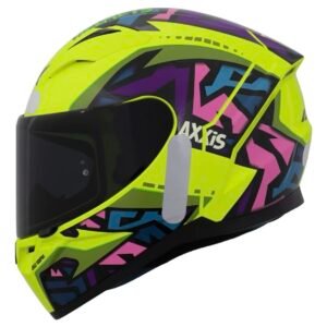 Capacete Axxis Jolly amarelo fluor