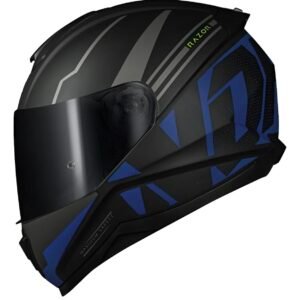 Capacete Norisk Razor Full preto e azul