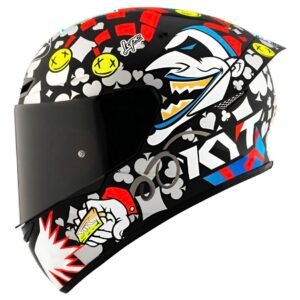 Capacete KYT TT Course Ricardo Rossi preto