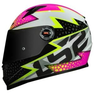 Capacete LS2 Speedy white pink