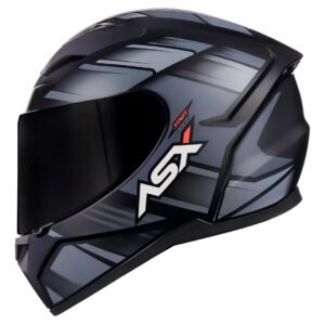 Capacete ASX City Start fosco preto/cinza