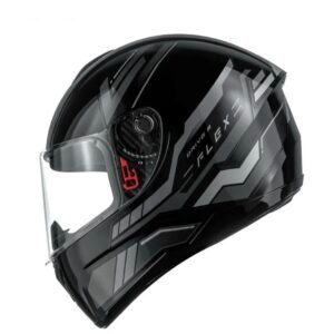 Capacete Fly Drive 2 Flex preto e cinza