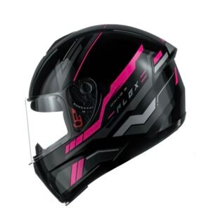 Capacete Fly Drive 2 Flex preto e rosa