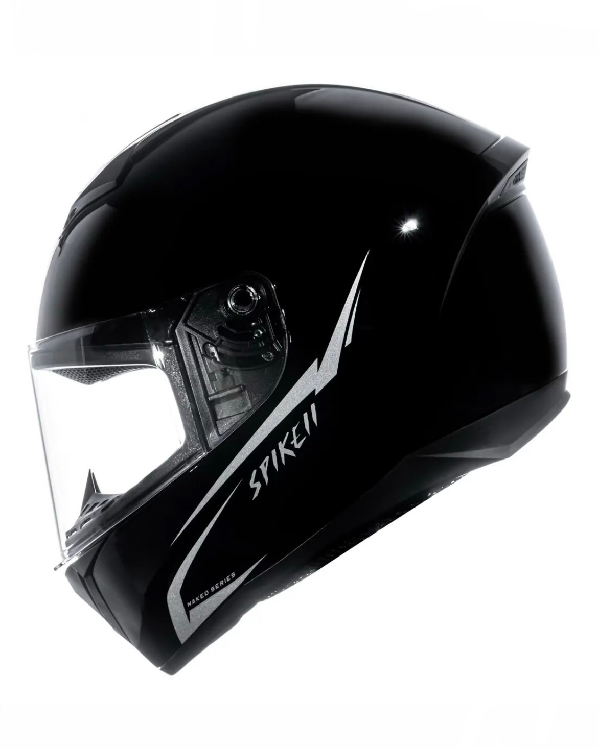 Capacete Peels Spike II NKD preto fosco prata