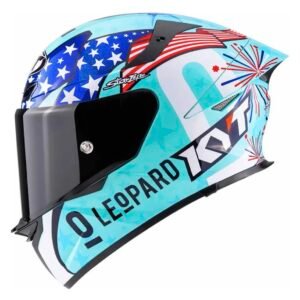 Capacete KYT TT Revo Leopard Americas
