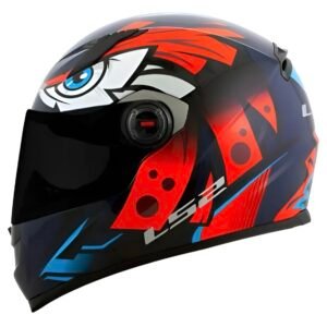 Capacete LS2 FF358 Tribal orange blue