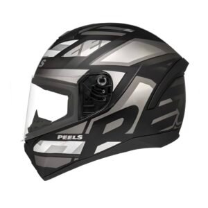 Capacete Peels Spike II MX2 preto e prata