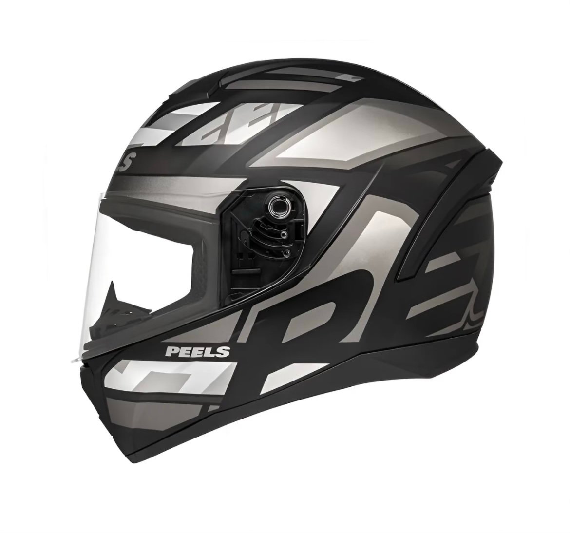 Capacete Peels Spike II MX2 preto e prata