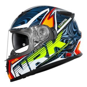 Capacete Norisk FF302 Soul II Control blue orange