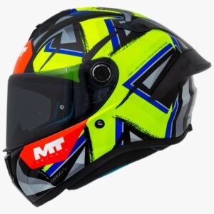Capacete MT Targo S Rafael Paschoalin 2026 yellow fluor