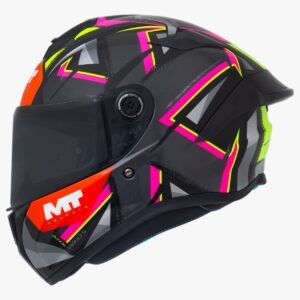 Capacete MT Targo S Rafael Paschoalin 2026 grey pink brilho