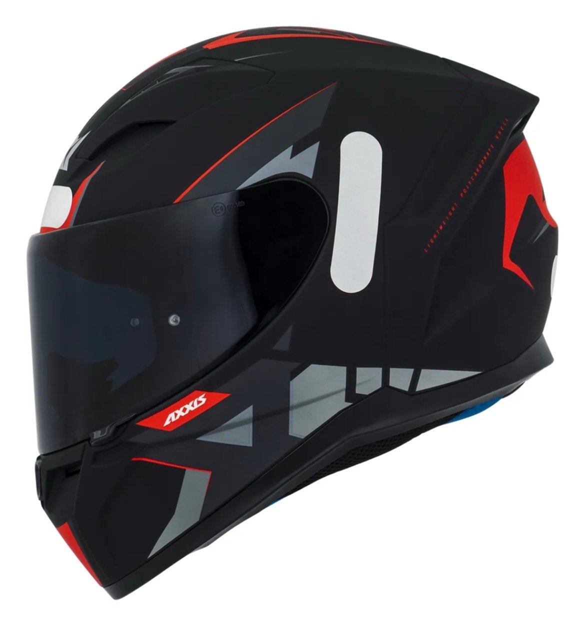 Capacete Axxis Segment Frantic preto e vermelho fosco