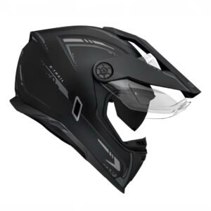 Capacete Bieffe B-Trail Authentic preto fosco e grafite