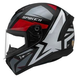 Capacete Peels Spike II 1ST preto e rubi